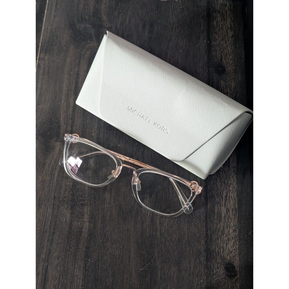 MICHAEL KORS MK4054 3105 Clear Rectangle 52 mm Women's Eyeglass Frames & Case